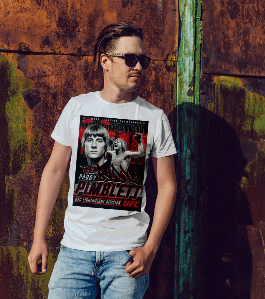 Ultimate Fighting Championship Paddy Pimblett UFC Lightweight Division Liverpool T-Shirt