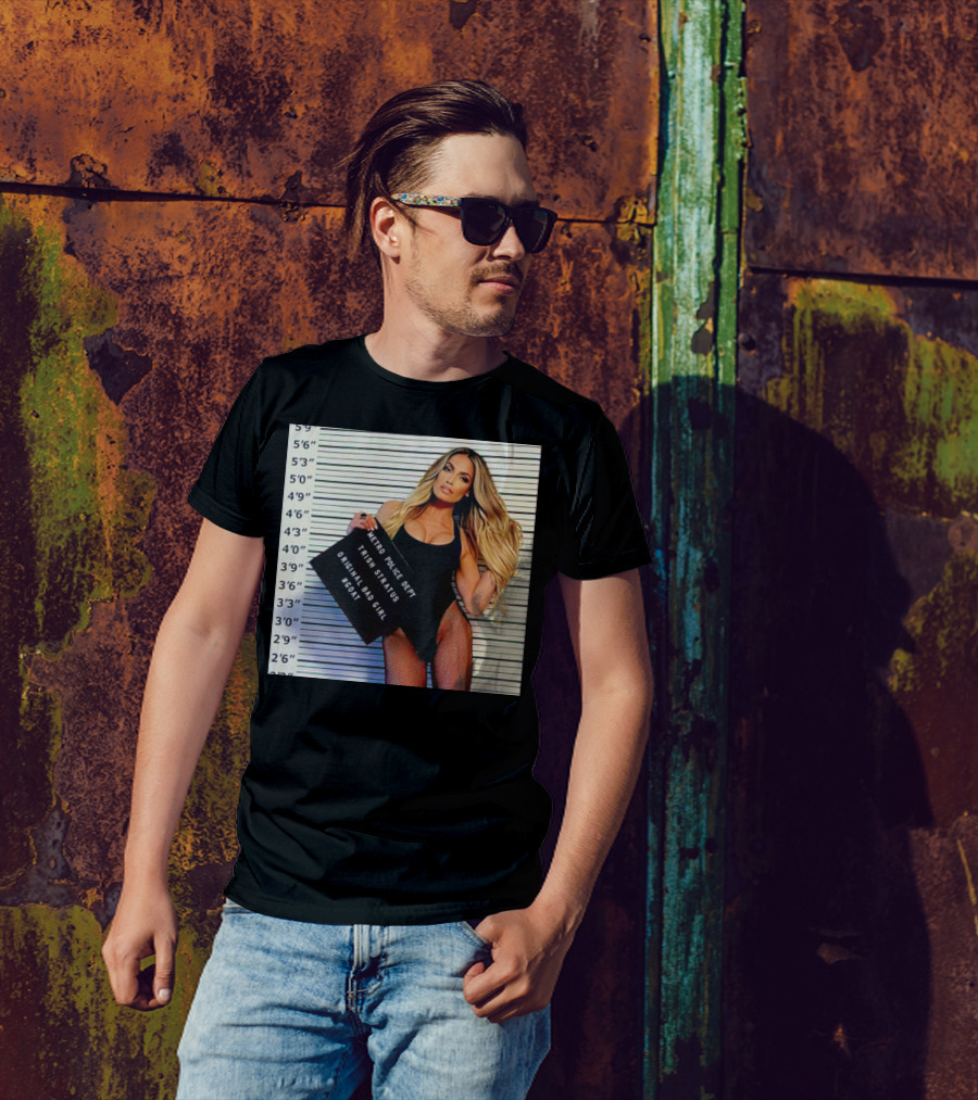 Trish Stratus Metro Police Dept Original Bad Girl GOAT T-Shirt