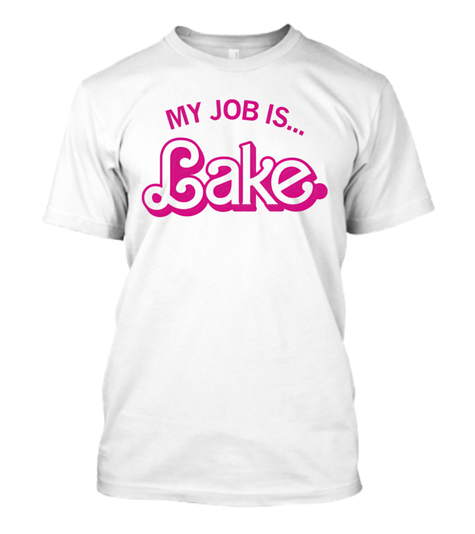 My Job Is Bake Barbie Style Retro T-Shirt