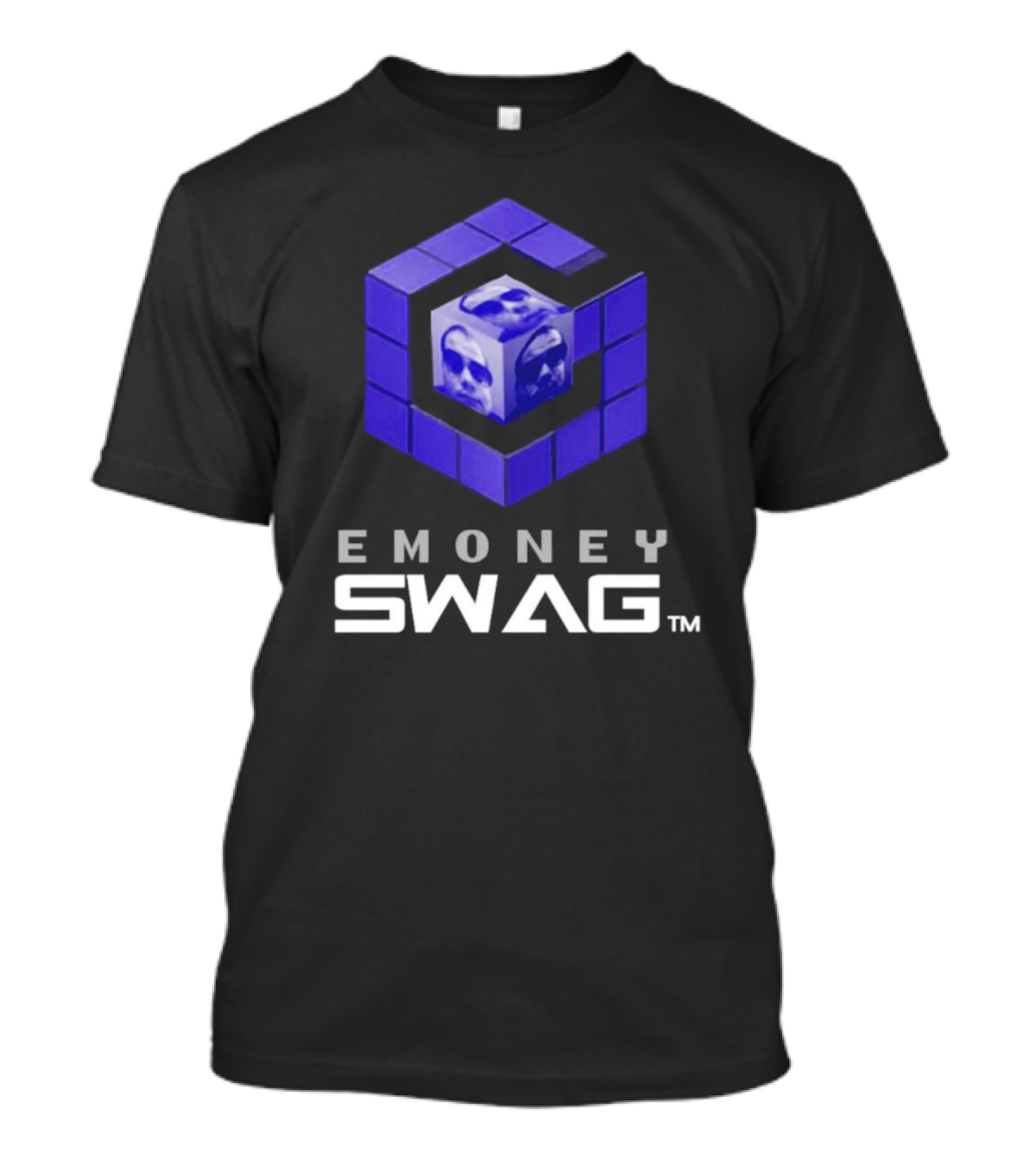 EMONEY SWAG Cube Faces New T-Shirt