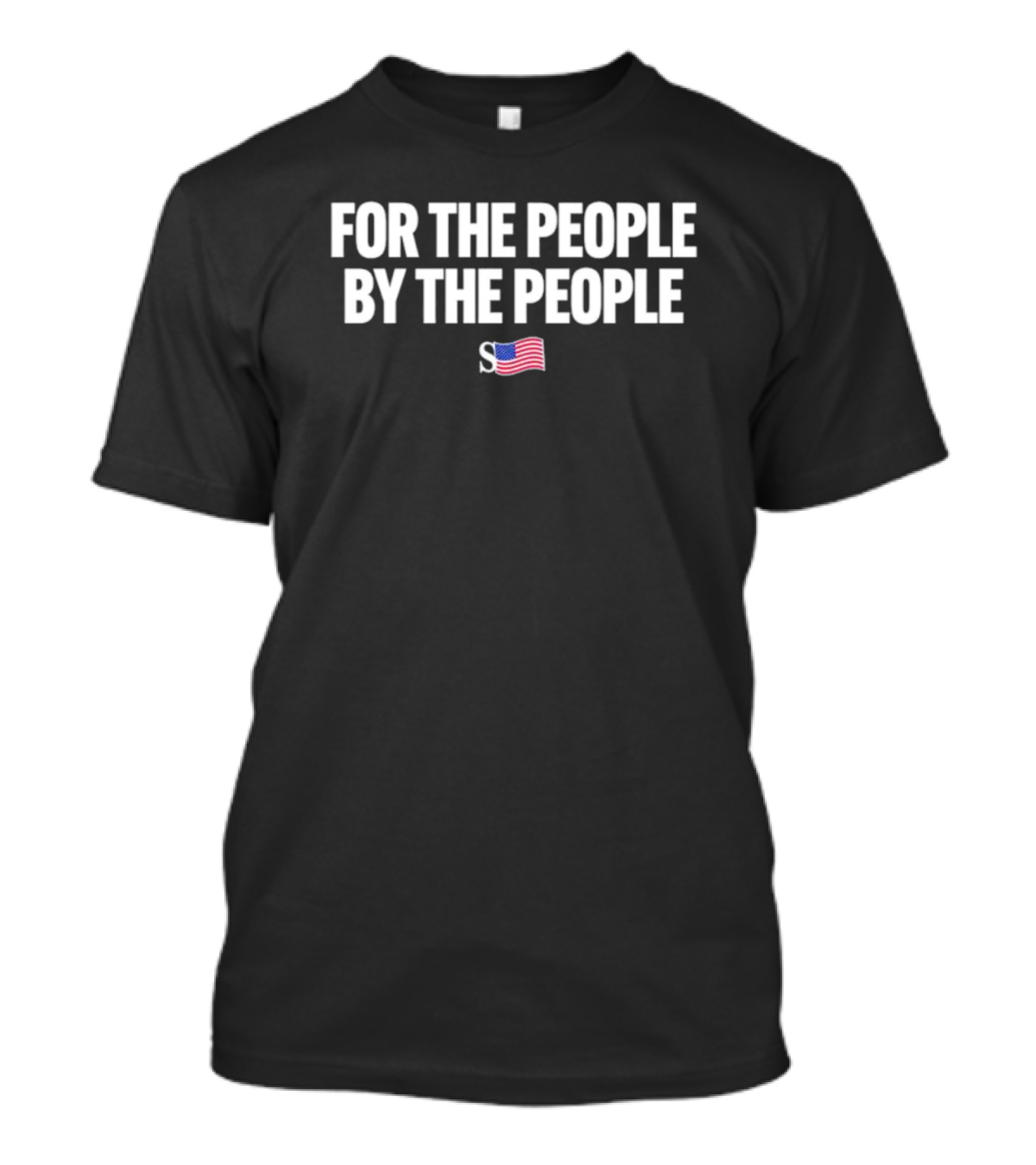 For The People By The People Sean Strickland USA Flag S T-Shirt