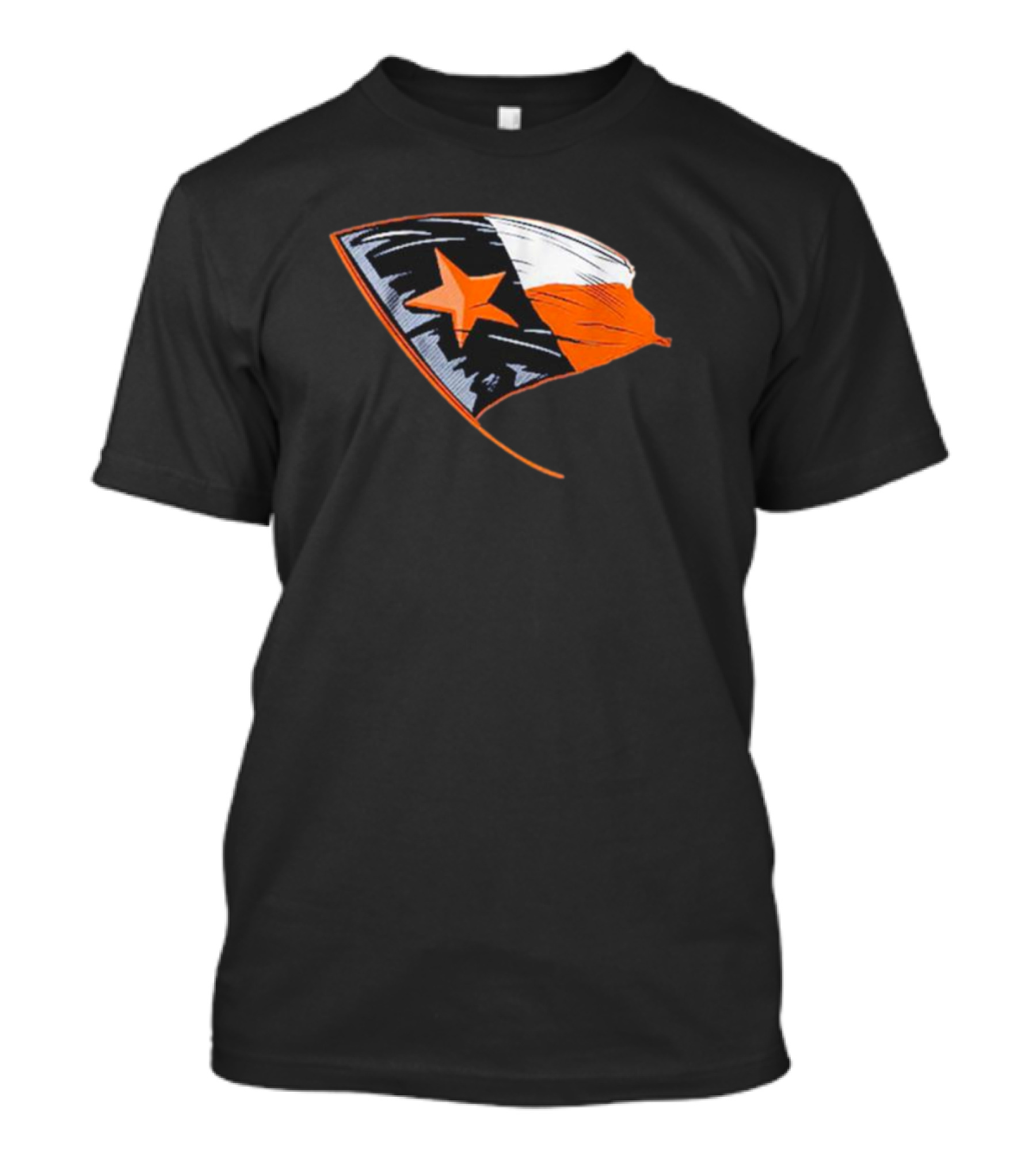 Houston Texas Flag Star T-Shirt