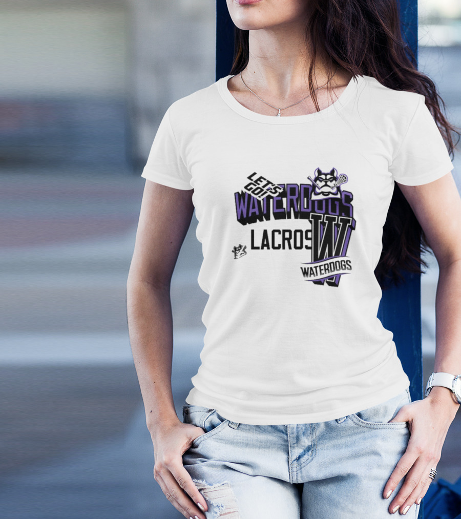 Premier Lacrosse League Waterdogs Let's Go Waterdogs LAX W T-Shirt
