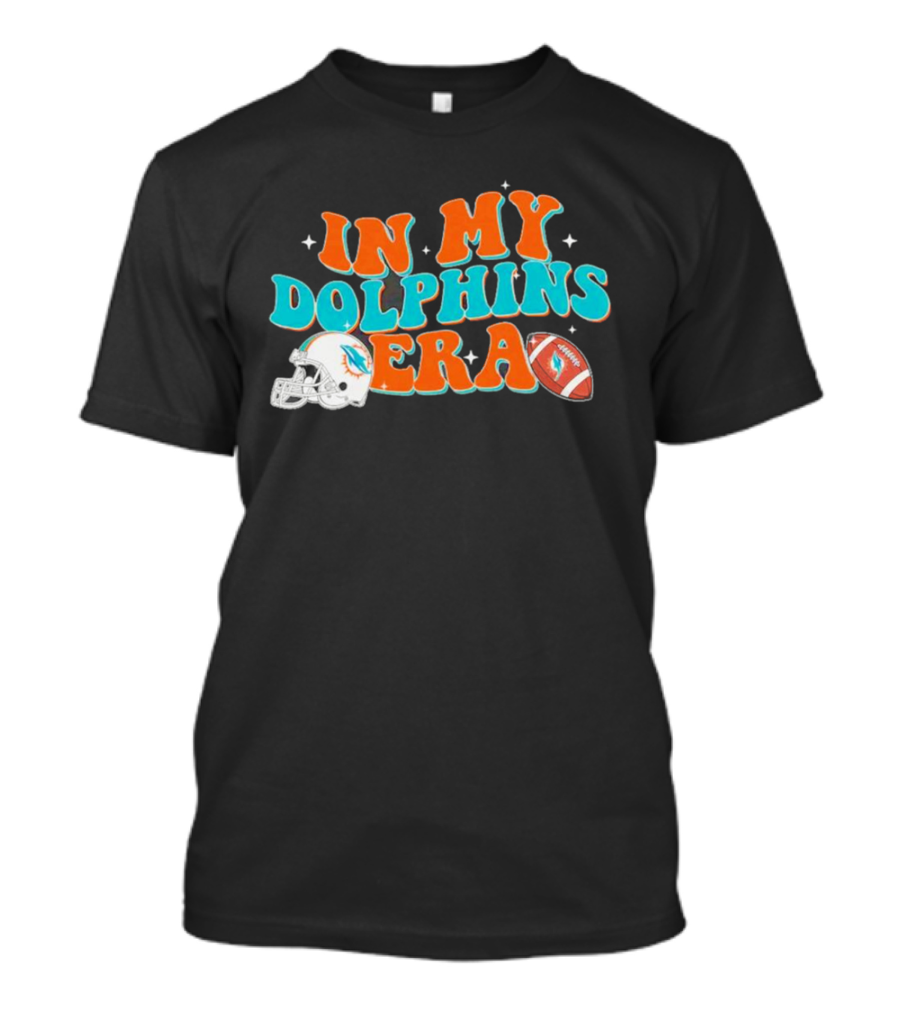In My Dolphins Era Football Helmet And Ball T-Shirt