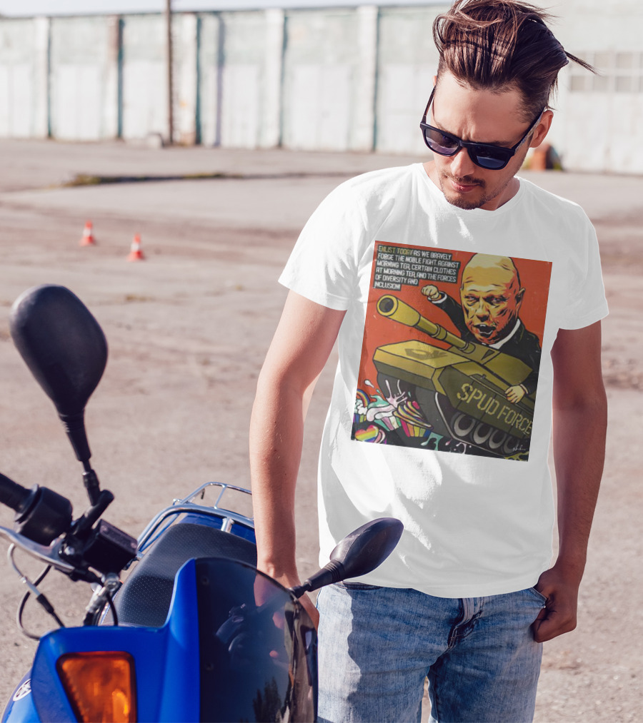 Enlist Today With Peter Dutton Spud Force Against Morning Tea Diversity Inclusion T-Shirt