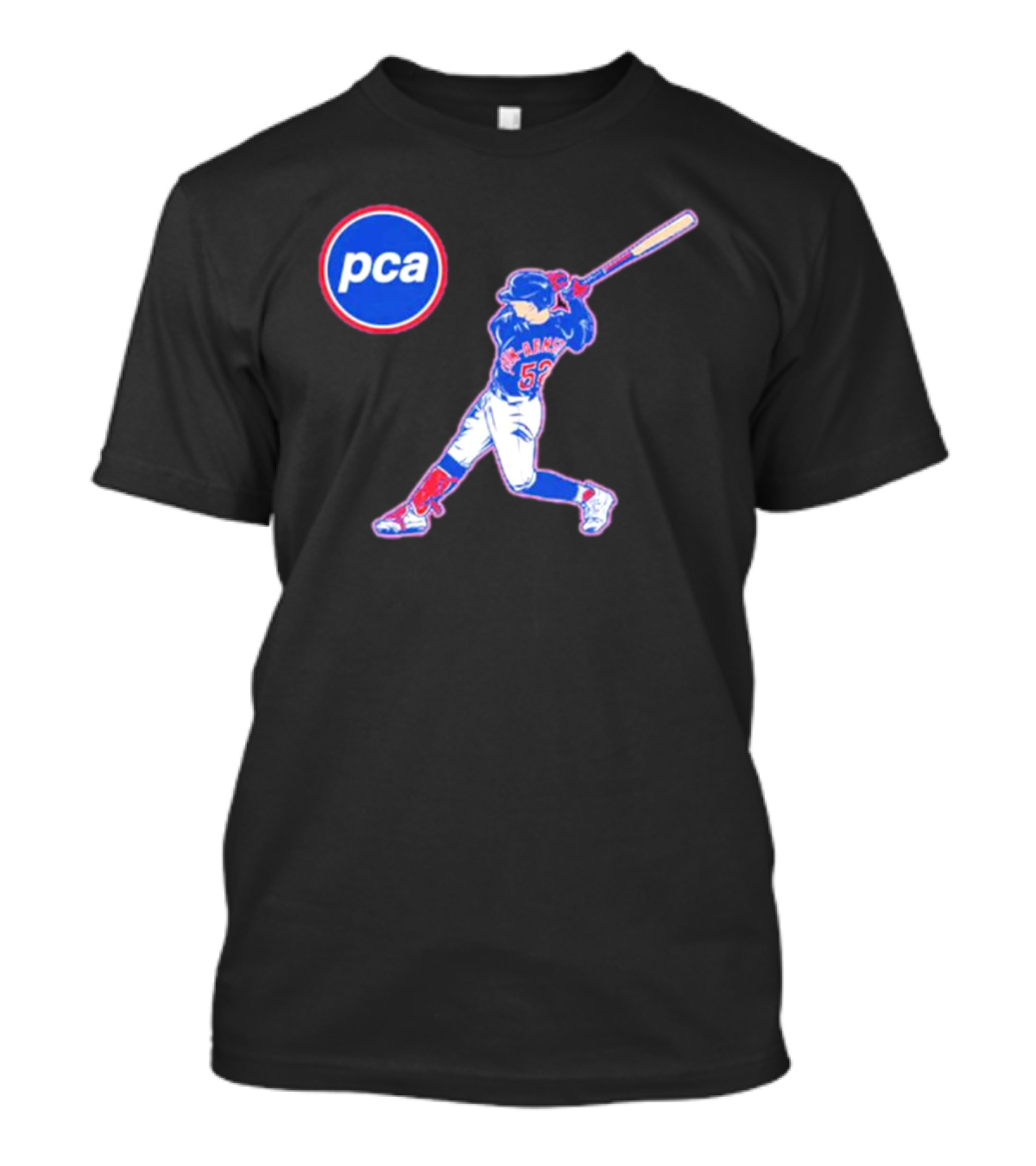 PCA Baseball Pete Crow-Armstrong Swinging Batter Number 52 T-Shirt