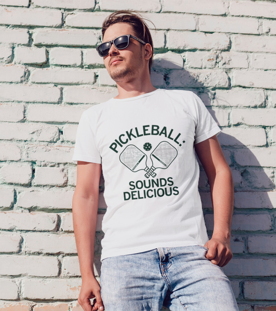Pickleball Paddle Enthusiasts Find The Sport Delicious T-Shirt