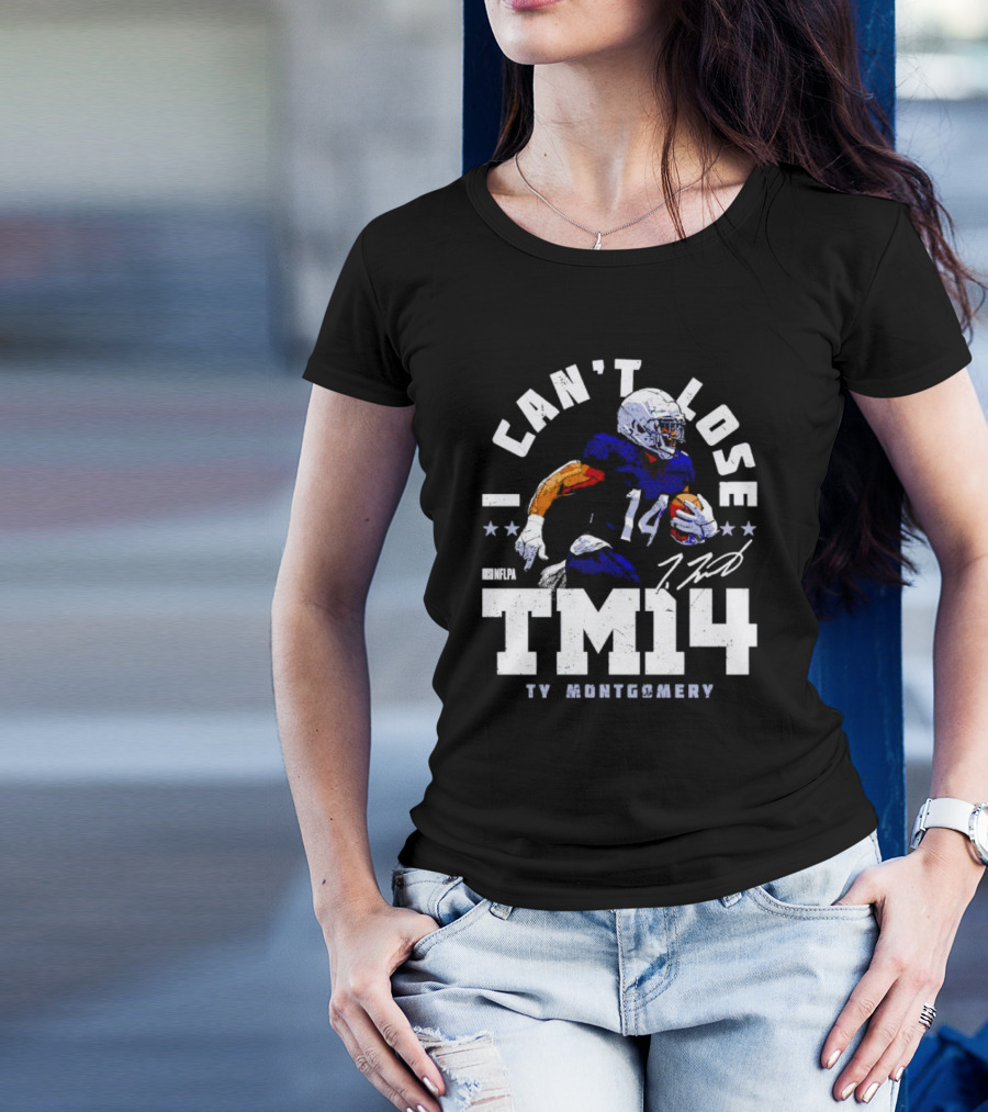 Can't Lose Ty Montgomery TM14 Signature NFLPA T-Shirt