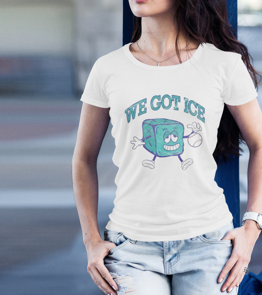 We Got Ice 90’s Mascot Baseball Cube T-Shirt