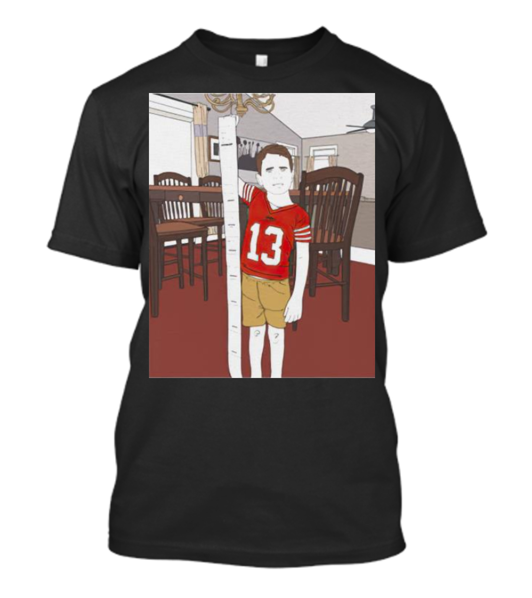 Brock Purdy Keeping Receipts Number 13 Red Jersey T-Shirt