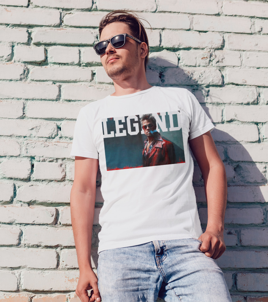 Tyler Durden Smoking Legend Iconic T-Shirt