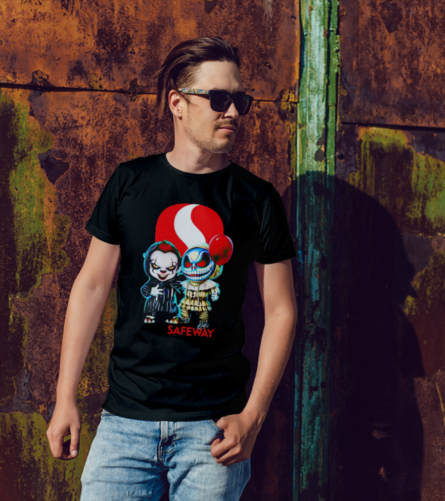 Pennywise Jack Skellington Safeway Halloween Combo T-Shirt