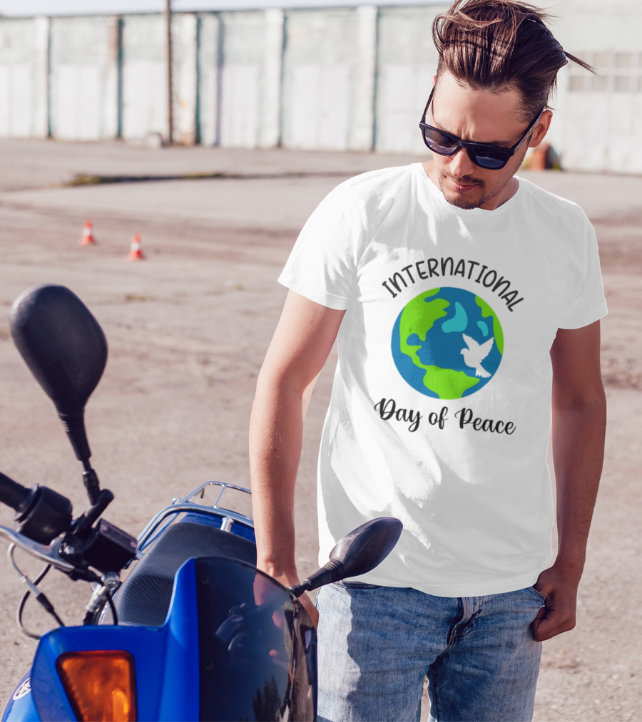 International Day Of Peace Earth With Dove T-Shirt