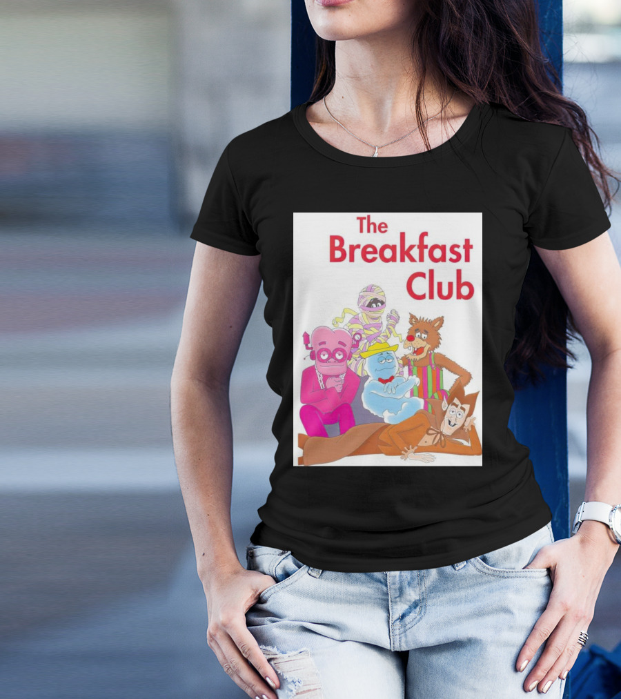 The Breakfast Club Monsters Cereals Figurines Characters T-Shirt