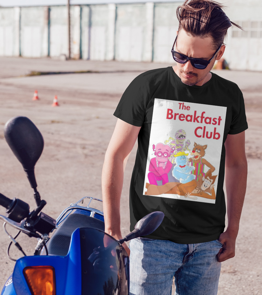 The Breakfast Club Monsters Cereals Figurines Characters T-Shirt