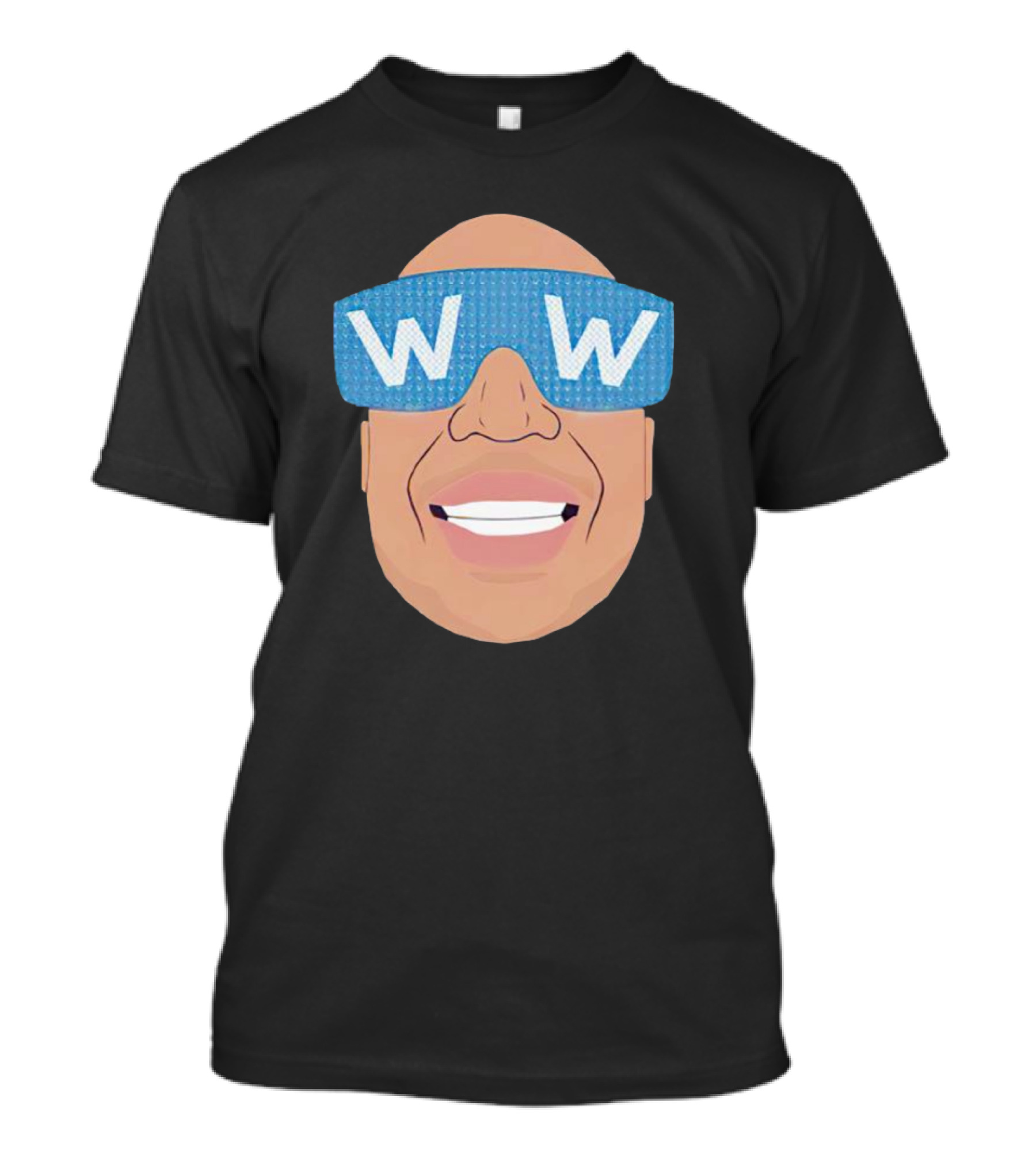 Tyler Lockett W-W Glasses Face T-Shirt
