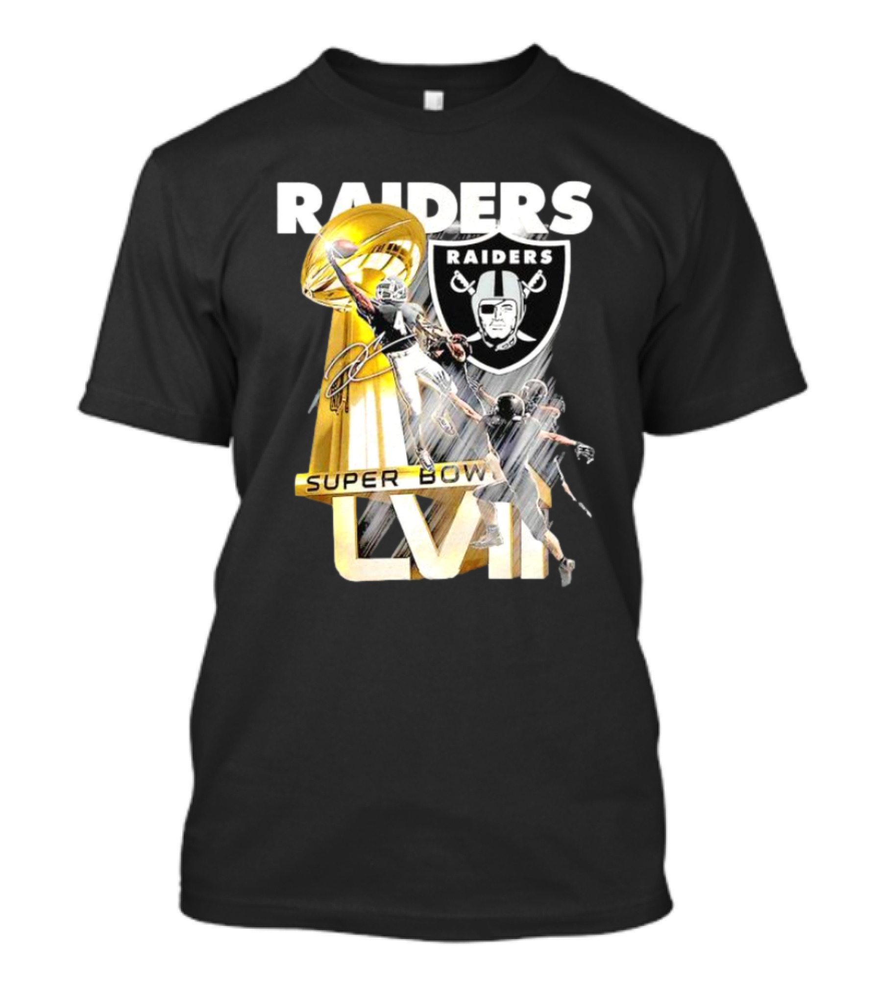 Raiders Las Vegas Super Bowl LVII Signature Aidan O’Connell T-Shirt