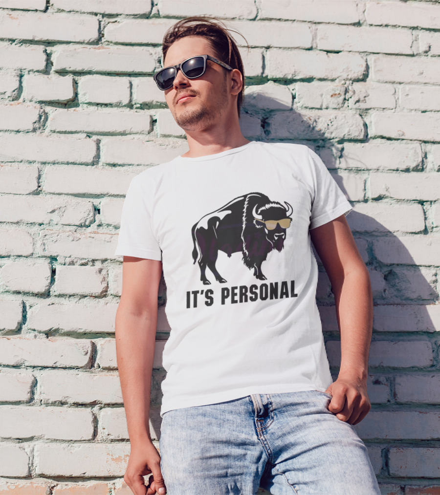 Colorado Buffaloes It's Personal Buffalo With Sunglasses T-Shirt