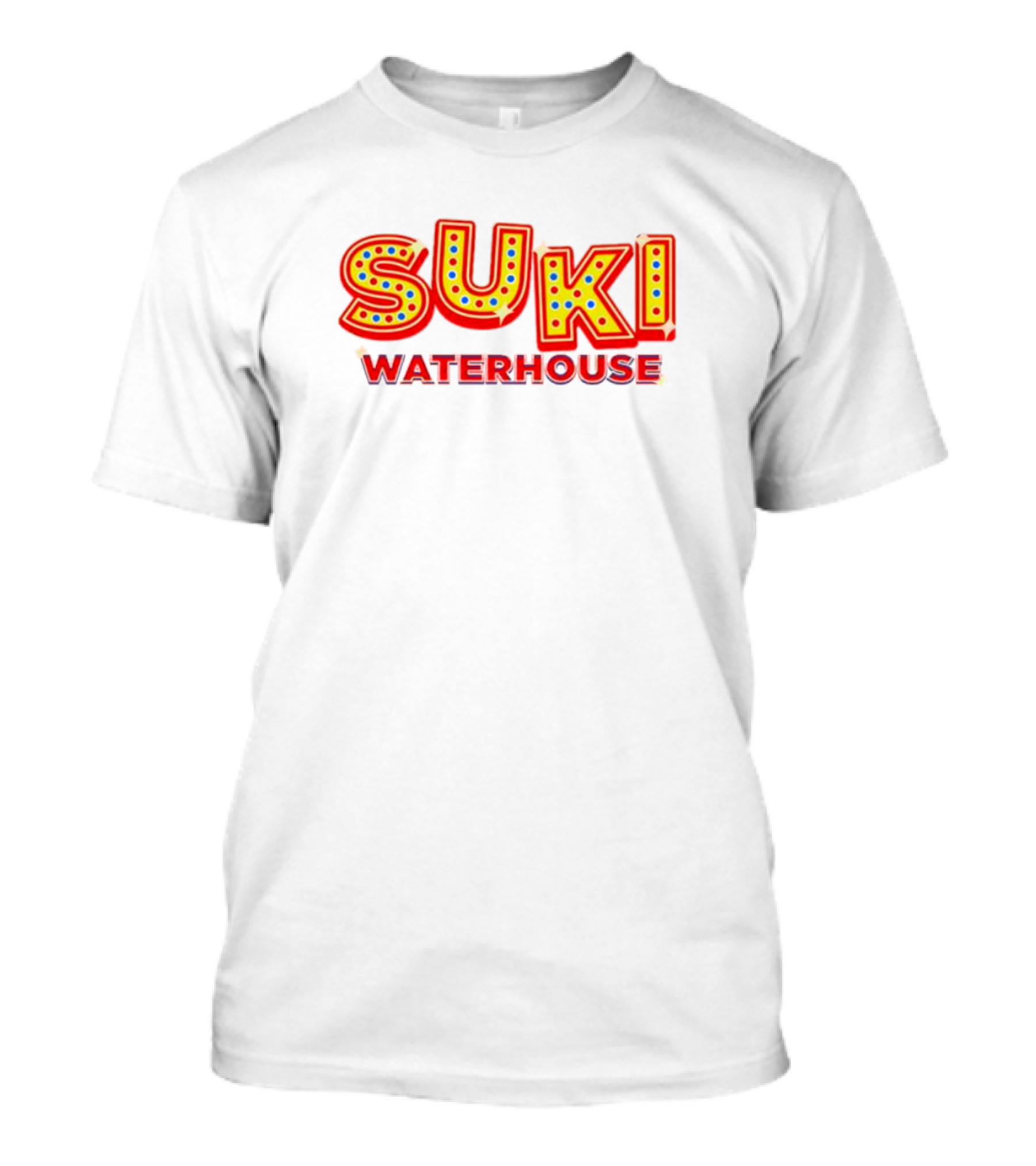 Suki Waterhouse Marquee Lights Bold Red Neon Letters T-Shirt