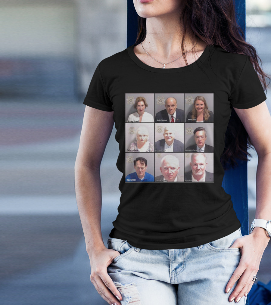 Sidney Powell Rudy Giuliani Jenna Ellis Mugshots T-Shirt
