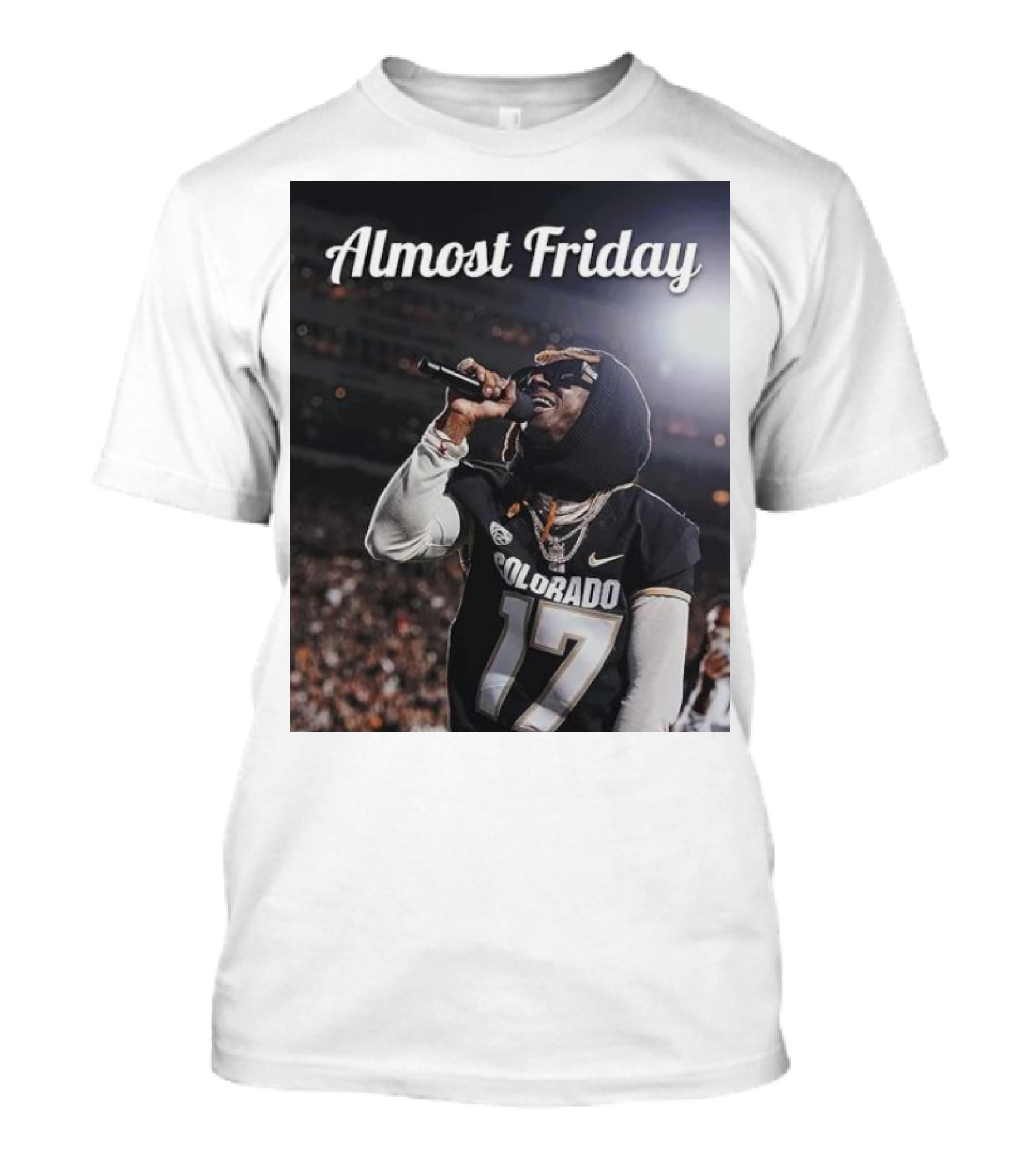 Almost Friday Colorado 17 Football T-Shirt