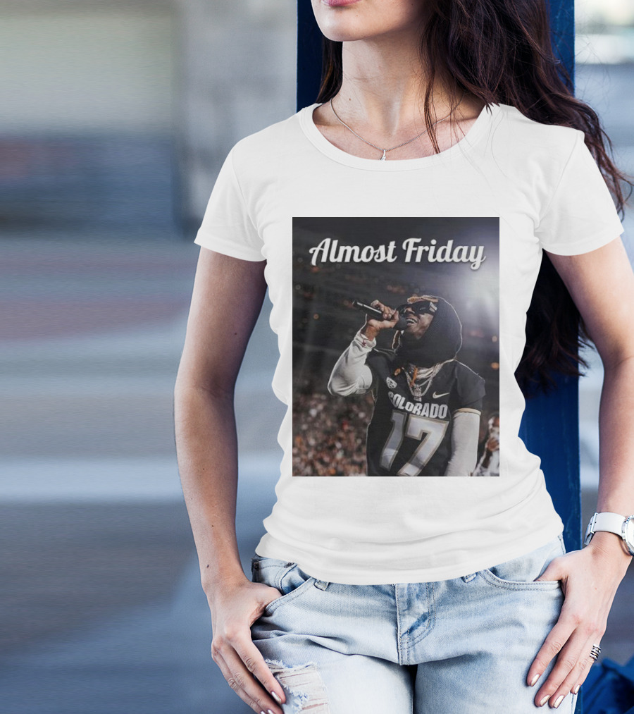 Almost Friday Colorado 17 Football T-Shirt