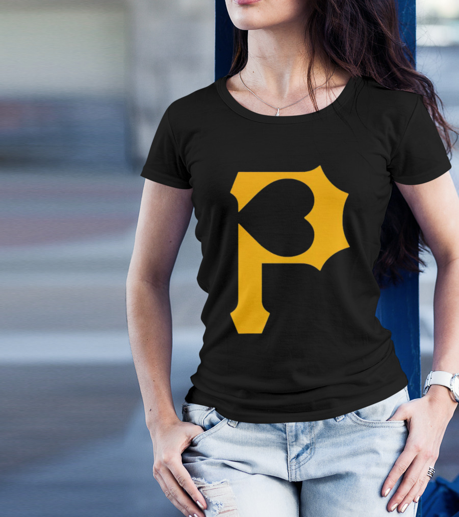 Heart Of Pittsburgh Pirates 'P' T-Shirt