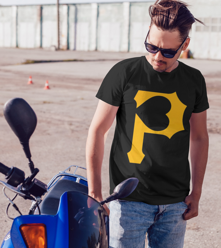 Heart Of Pittsburgh Pirates 'P' T-Shirt