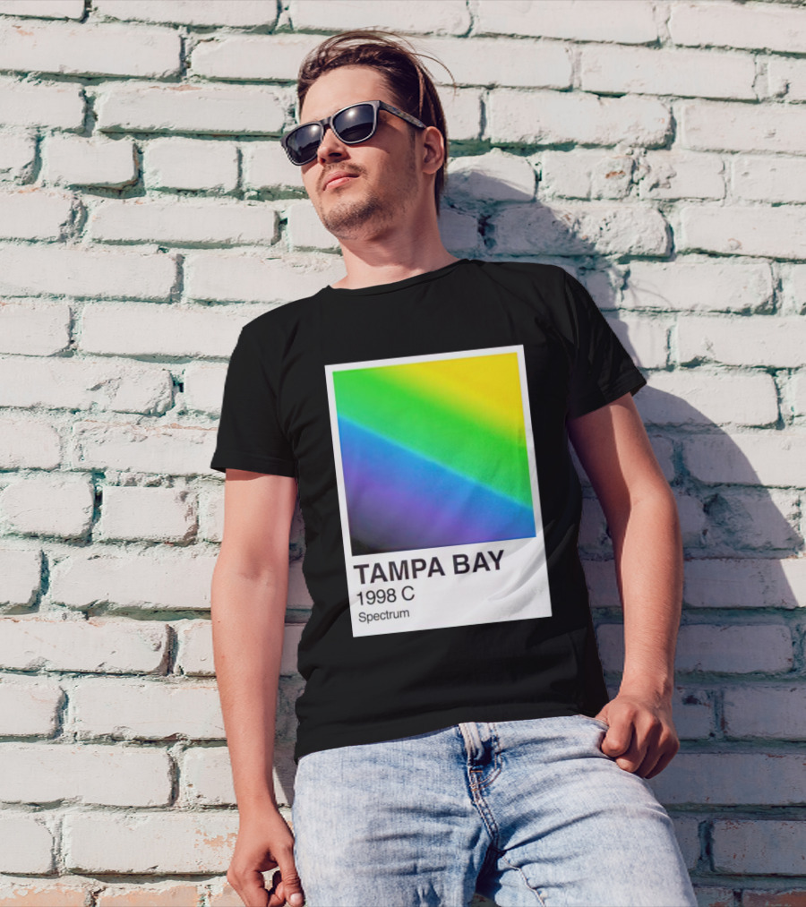 Tampa Bay 1998 C Spectrum Rainbow Gradient T-Shirt