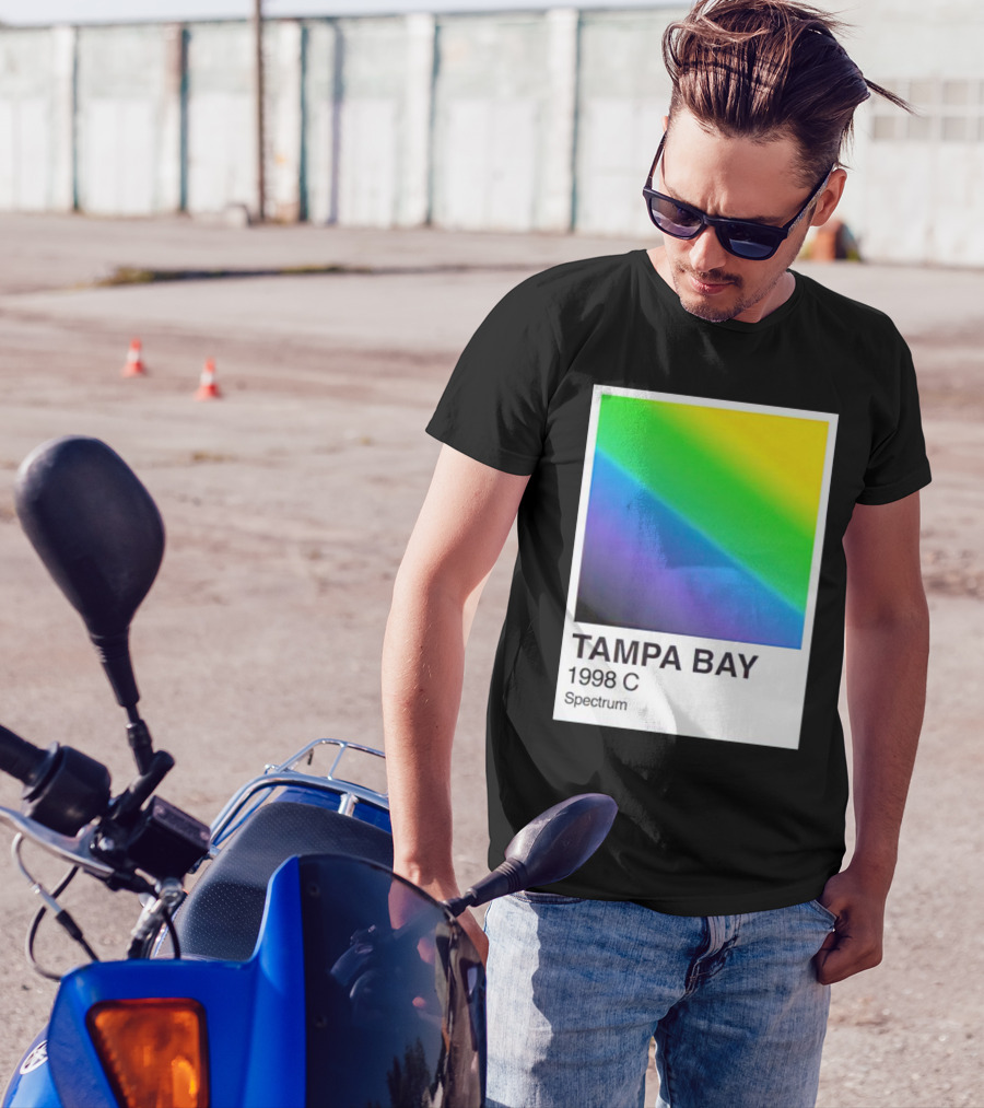 Tampa Bay 1998 C Spectrum Rainbow Gradient T-Shirt