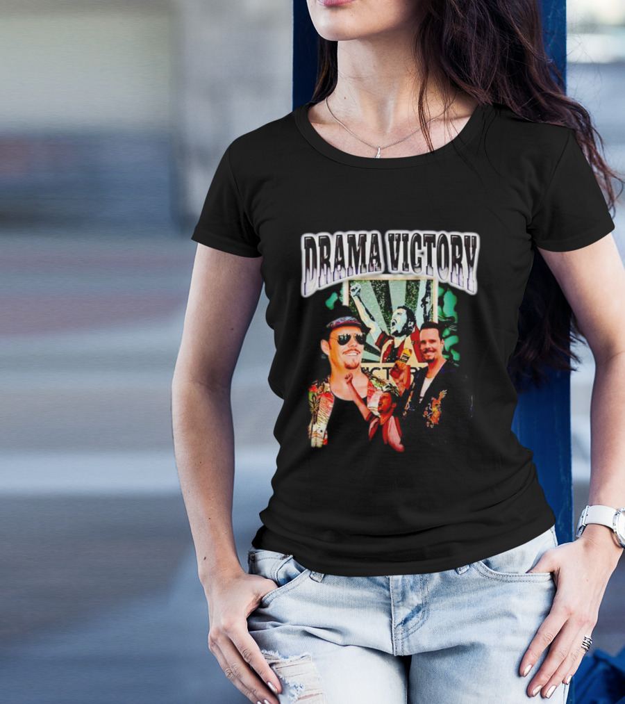 Drama Victory Almost Friday Collage T-Shirt