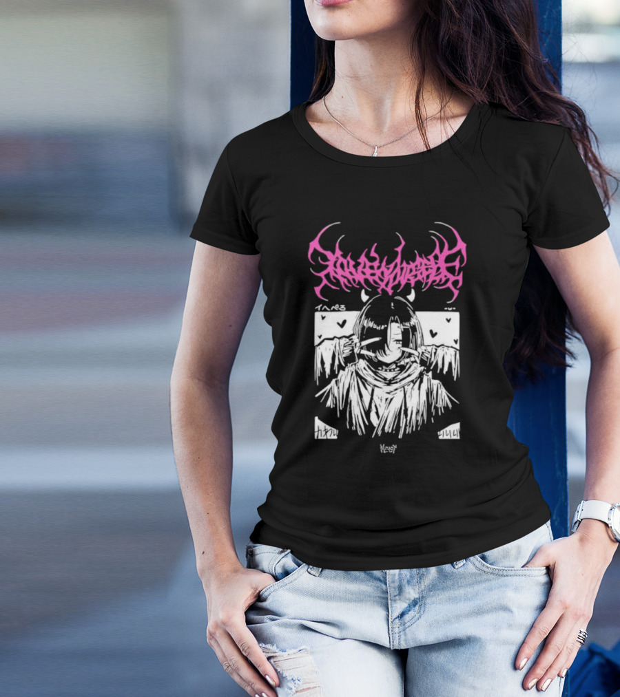 Lobsteranian Loveyourself Manga Style Character With Hearts T-Shirt