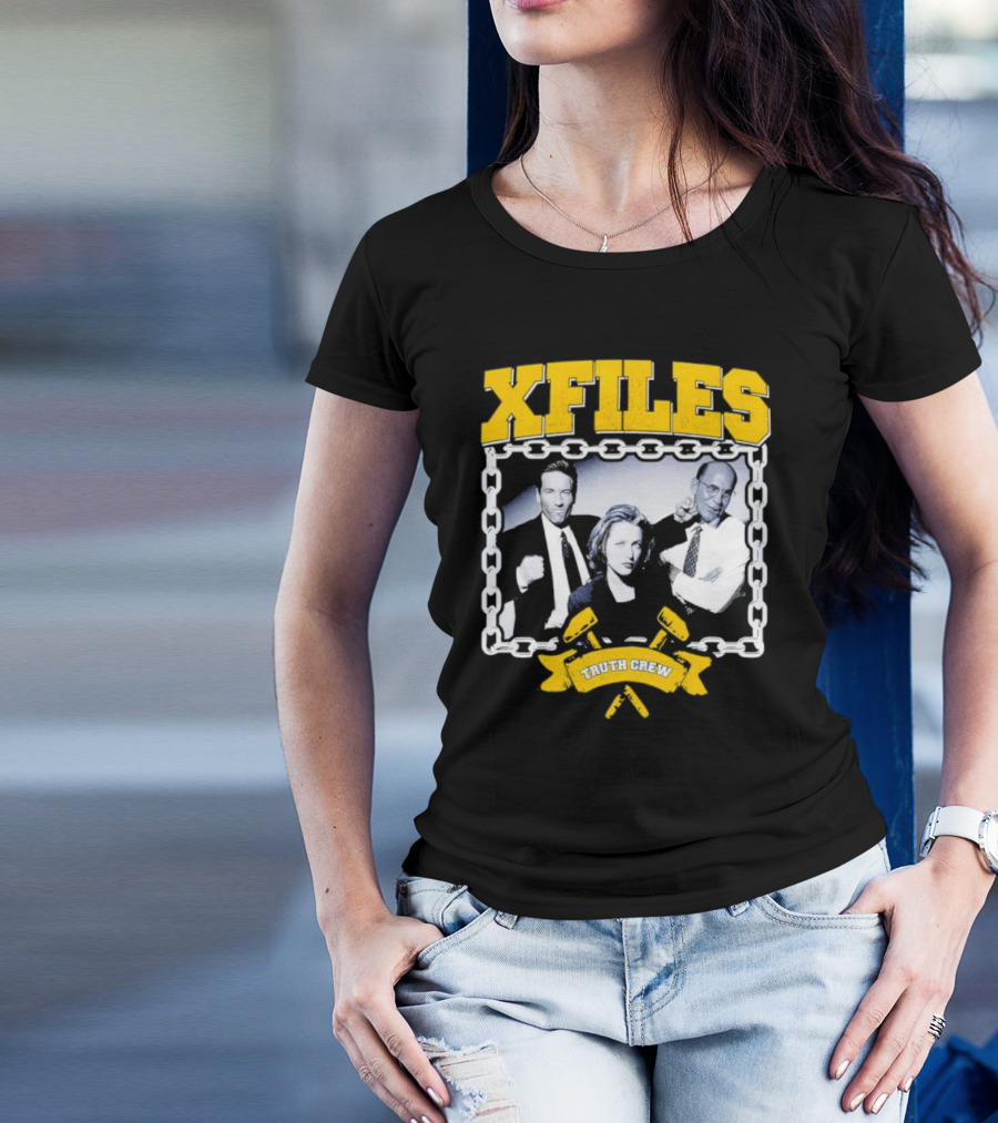 X Files Truth Crew Chain Frame T-Shirt