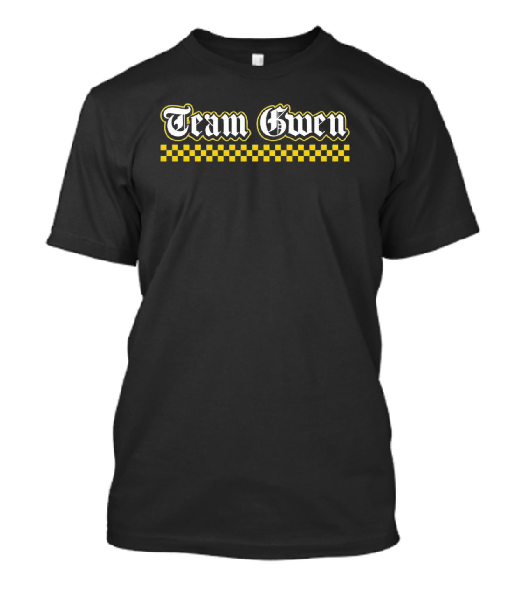 Team Gwen The Voice Season 24 Checkered T-Shirt