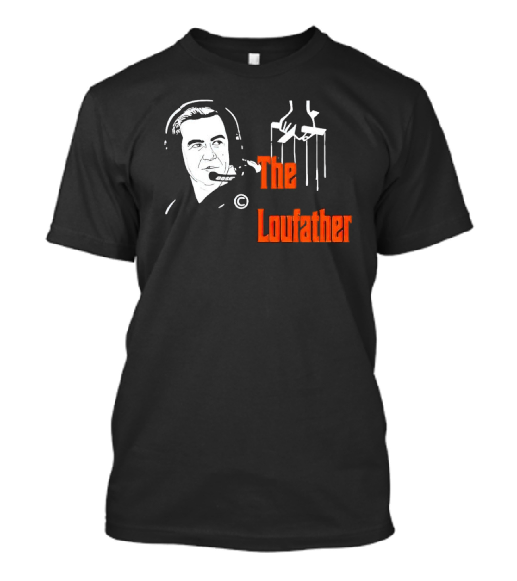 The Loufather Coach Headset Puppet Strings T-Shirt