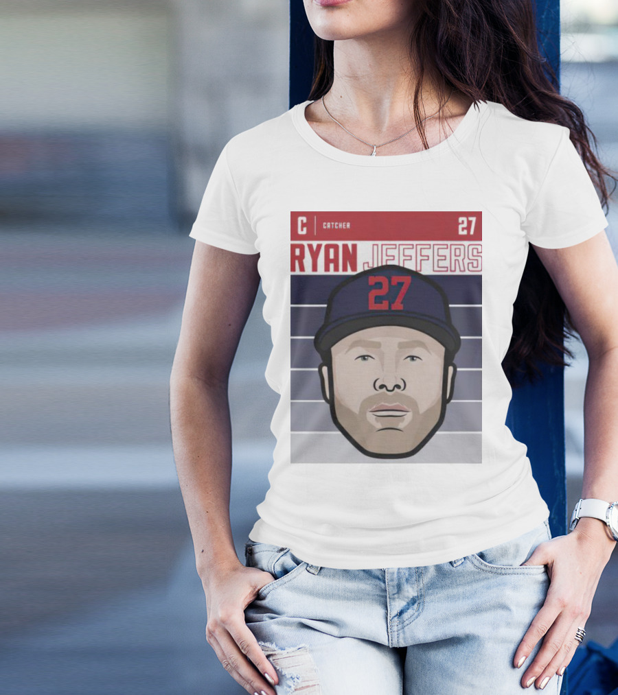 Ryan Jeffers C Catcher 27 Minnesota Twins T-Shirt