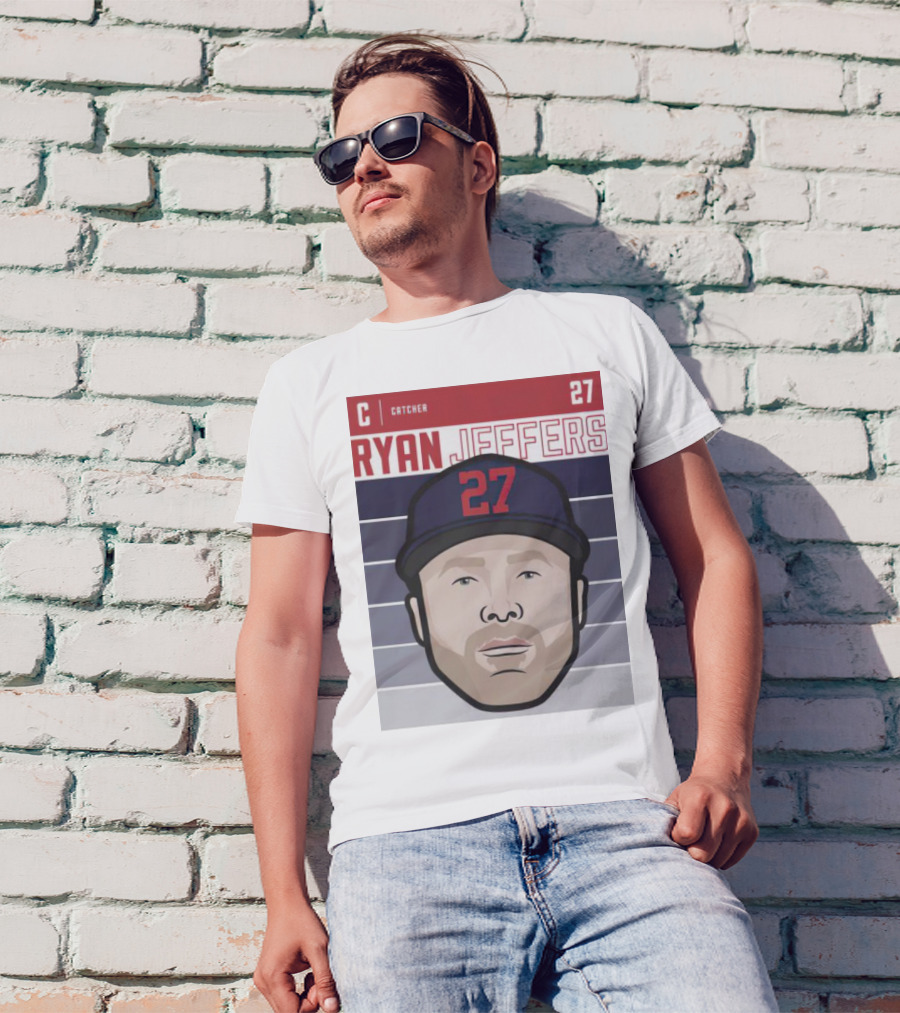 Ryan Jeffers C Catcher 27 Minnesota Twins T-Shirt