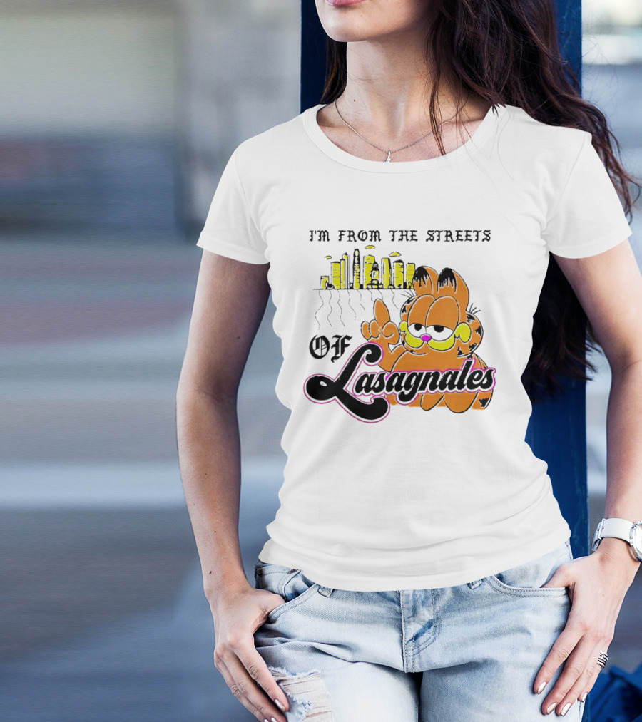 Garfield From The Streets Of Lasagnales T-Shirt