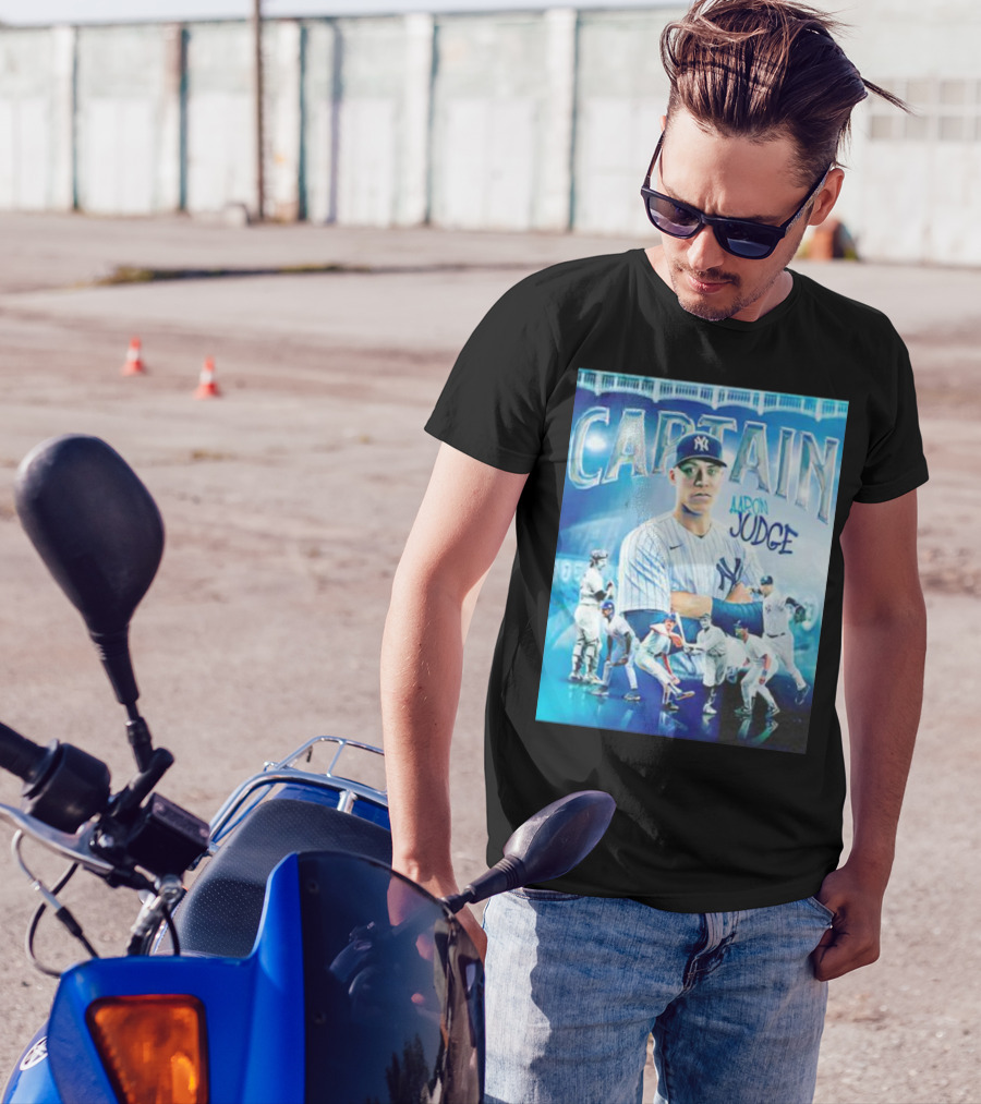 Aaron Judge New York Yankees Captain Baseball T-Shirt