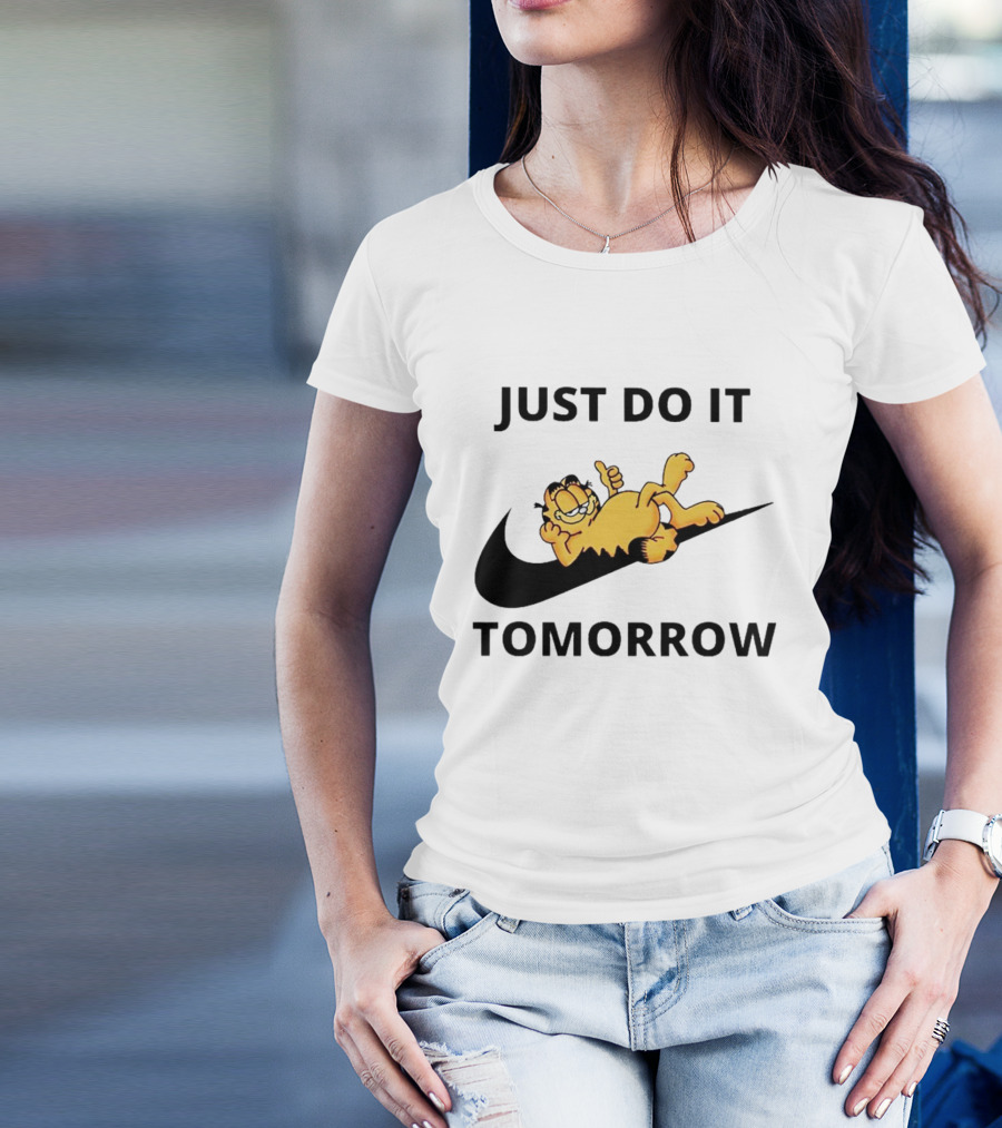 Garfield Just Do It Tomorrow T-Shirt