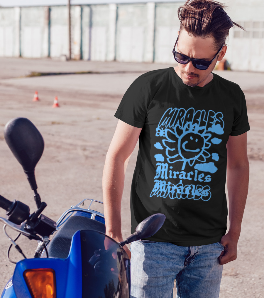 Miracles Flower Smile Clouds T-Shirt
