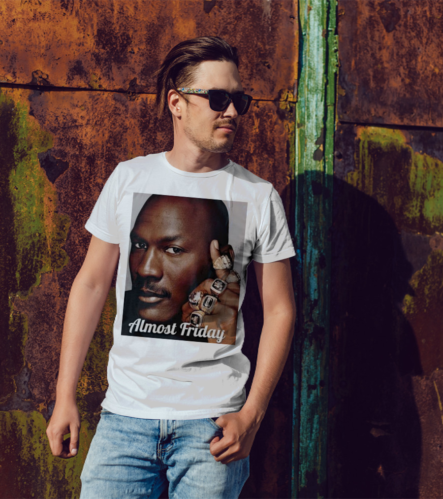 Almost Friday Michael Jordan 6 Rings T-Shirt