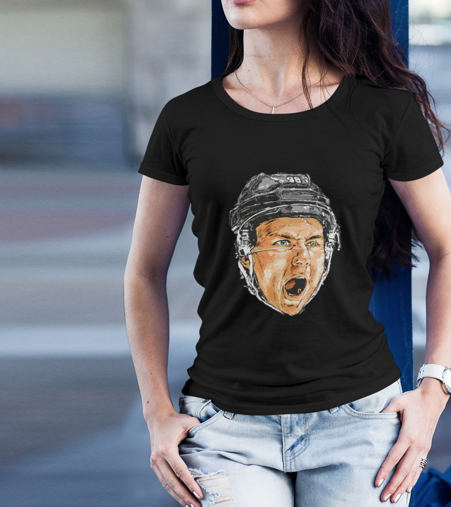 Connor Bedard Chicago Blackhawks 98 Scream T-Shirt