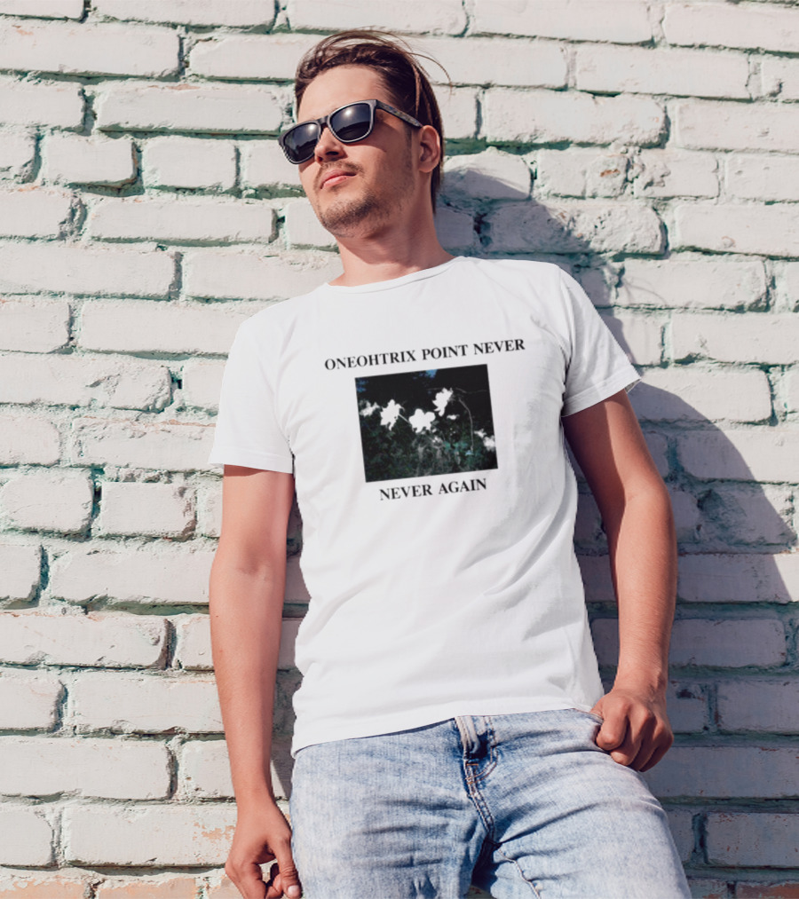 Oneohtrix Point Never Never Again Dark Floral T-Shirt