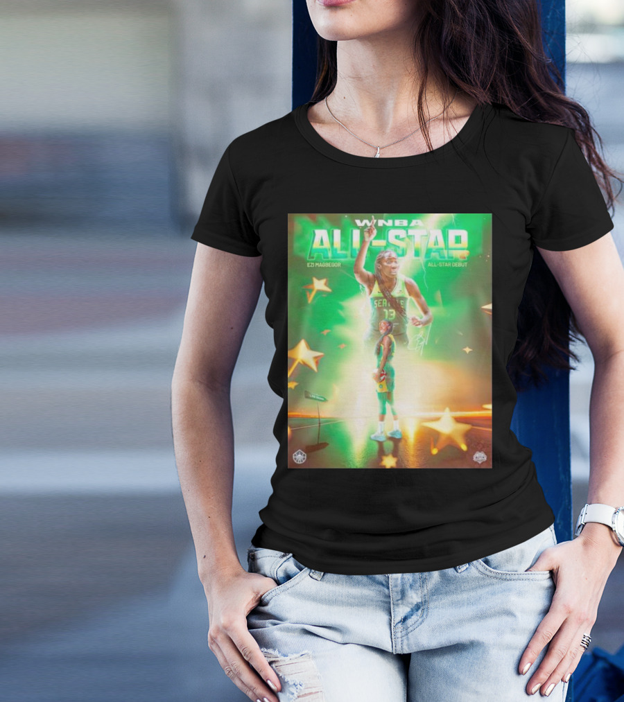 WNBA All-Star Ezi Magbegor All-Star Debut Seattle 13 T-Shirt