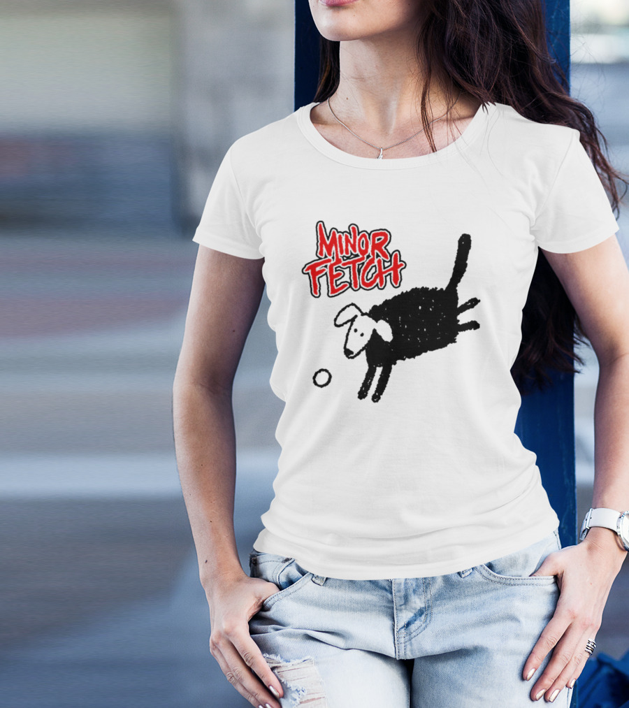 Minor Fetch Dog And Ball Sketch T-Shirt
