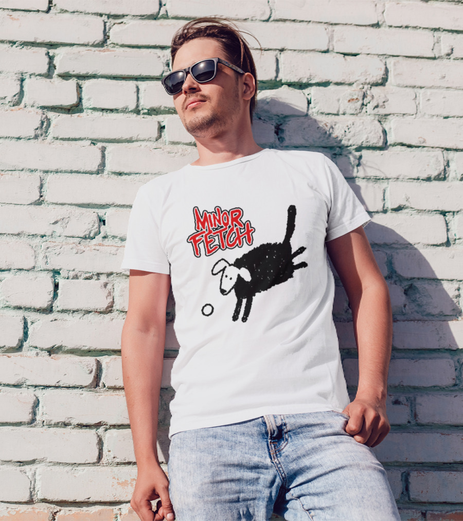 Minor Fetch Dog And Ball Sketch T-Shirt