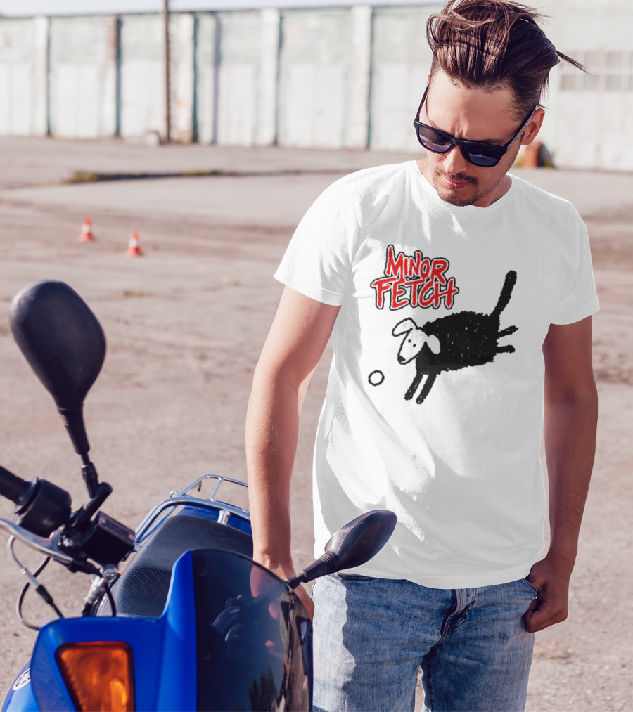 Minor Fetch Dog And Ball Sketch T-Shirt
