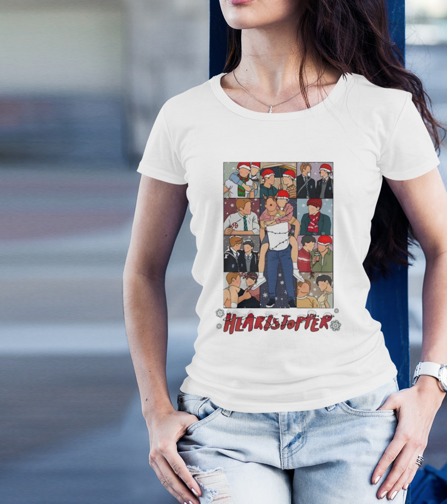 Nick And Charlie Heartstopper Christmas Scenes Eras Tour T-Shirt