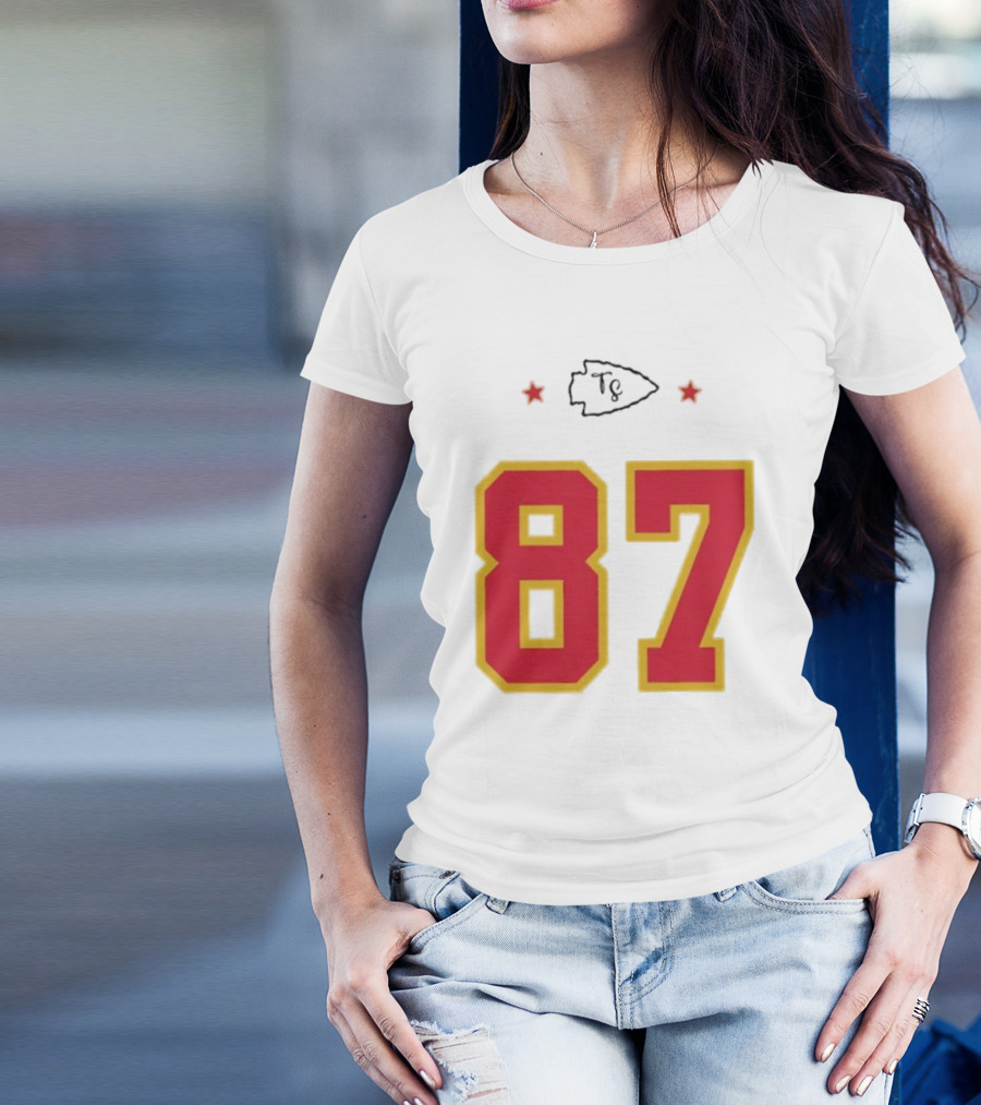 Travis Kelce Jersey 87 Chiefs Swift Kelce 87 T-Shirt